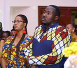 Willis Raburu and his wife