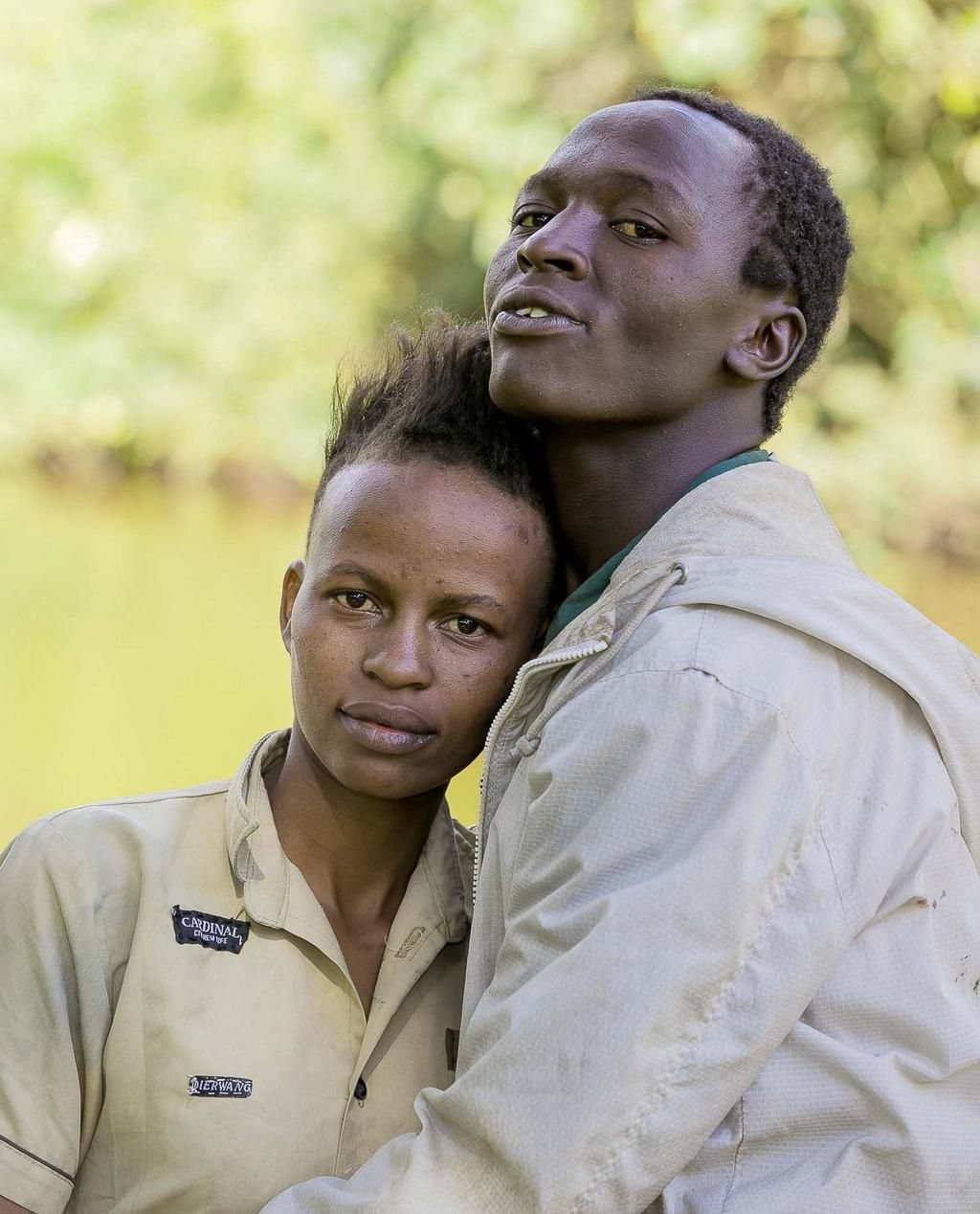 The pair, Sammy and Virginia cut an image of love in a photoshoot.