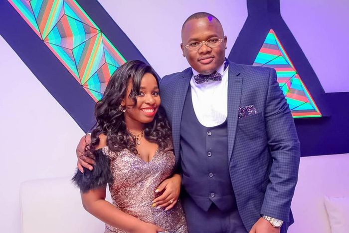 Saumu Mbuvi with her Boyfriend