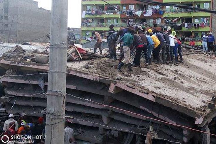 Building collapses in Tassia