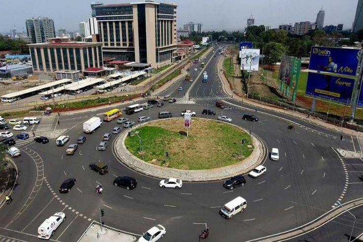 Ngong Road roundabout