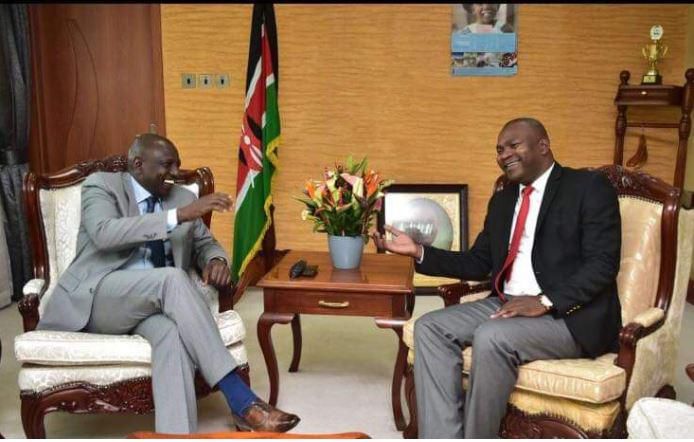 File image of DP Ruto with Rashid Echesa
