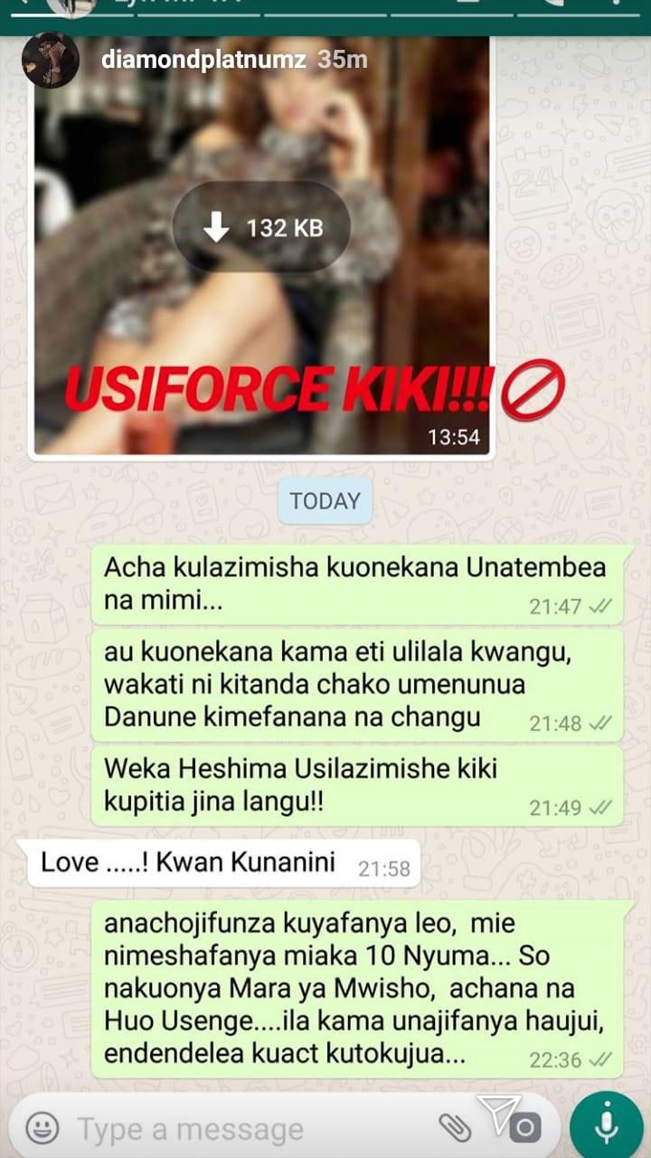 Screenshots from Diamond Platnumz