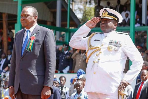 President Uhuru Kenyatta extends General Samson Mwathethe's term in office