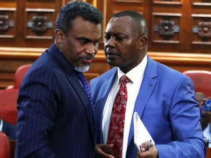 DPP Noordin Haji and DCI George Kinoti