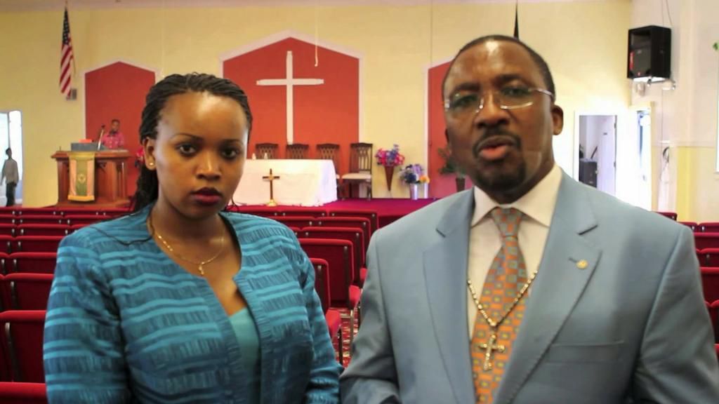 File image of Pastor James Nganga with his wife