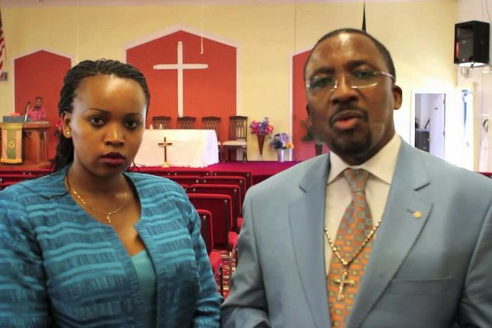 File image of Pastor James Nganga with his wife