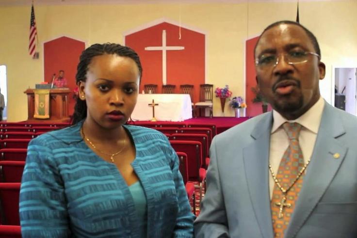File image of Pastor James Nganga with his wife
