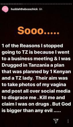 Huddah Monroe's posts