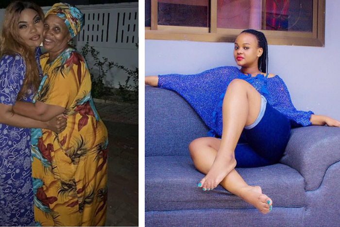 Actress Wema Sepetu, Diana Kimary and her mother Miriam Sepetu