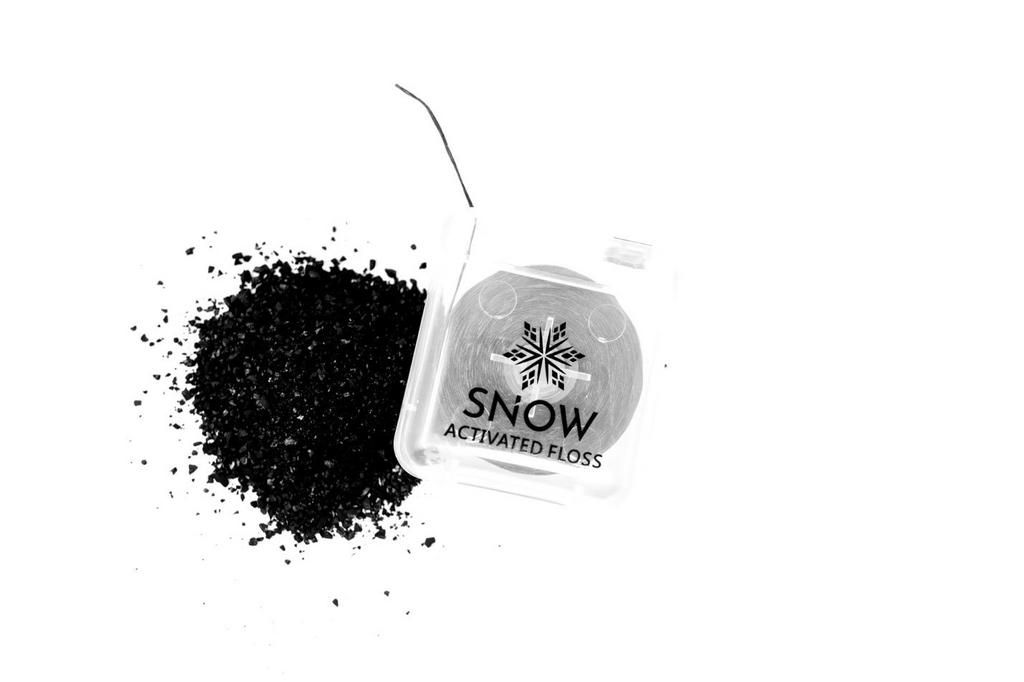 Activated charcoal - snow white