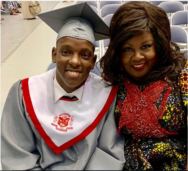 Kathy Kiuna with Jeremy