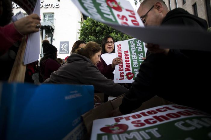 Los Angeles Teachers  Strike for More Pay and More Help
