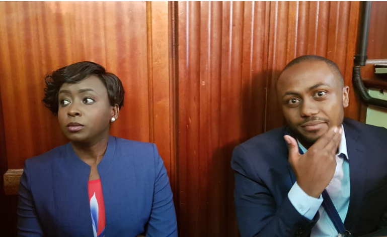 TV anchor Jackie Maribe and Joseph Irungu in court