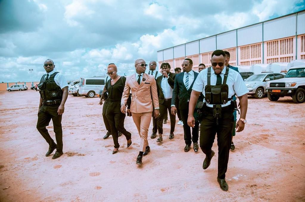 Harmonize speaks after fan dramatically disrupted his performance for Magufuli