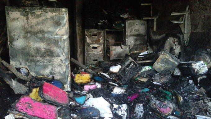 County Offices Gutted by 2am Fire