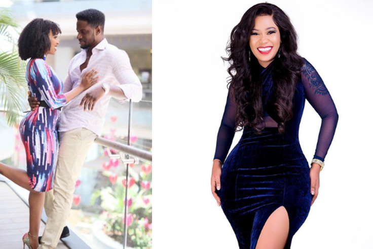 Natalie Tewa with Rnaze and Vera Sidika