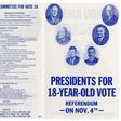 16-year-olds want a vote, fifty years ago, so did 18-year-olds