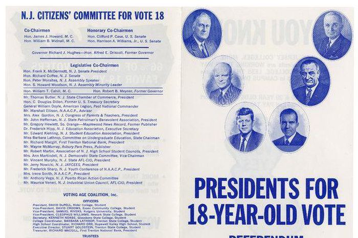16-year-olds want a vote, fifty years ago, so did 18-year-olds