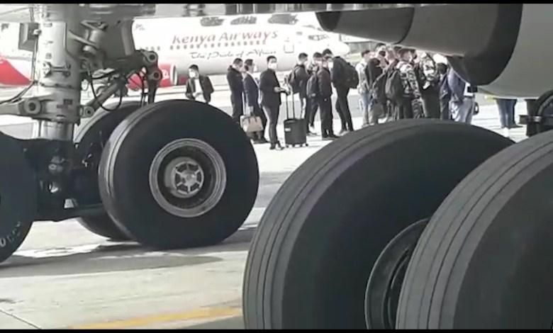 Kenya Airways suspends employee Gire Ali who shared video of 239 passengers on plane from China