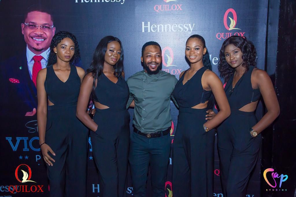 The king of night life's victory party