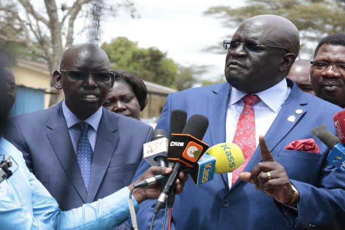 CS George Magoha and PS Belio Kipsang