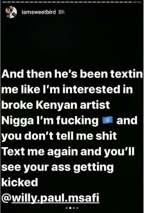 This face is thirsty for success not sex – Willy Paul