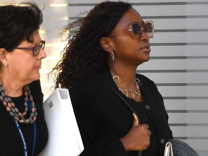 Esther Arunga leaving Court