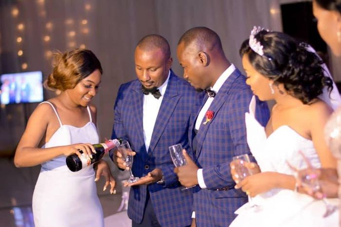 Nandy’s sister and official stylist Celine Mfinanga walk down the aisle in lavish ceremony (Photos)
