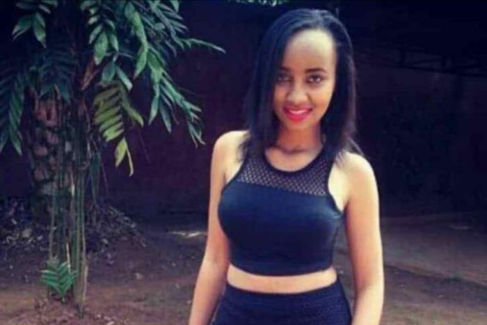 Moi University student Ivy Wangechi who was hacked to death on Tuesday (Twitter)