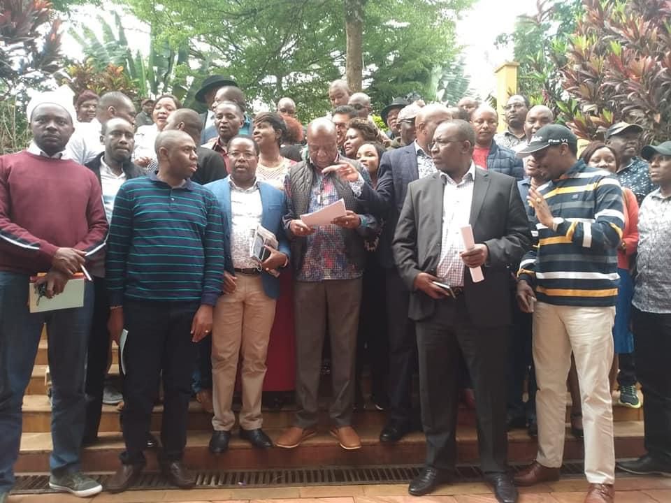 Mt Kenya and Diaspora Elected leaders who met in Embu