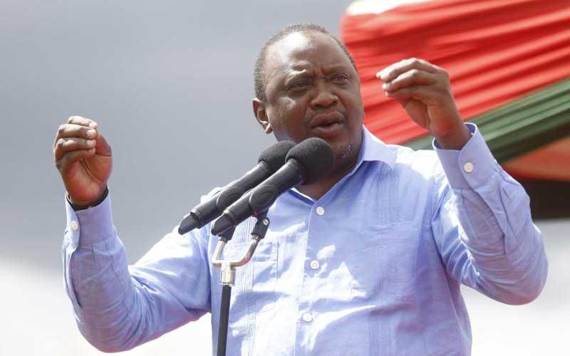 File image of President Uhuru Kenyatta