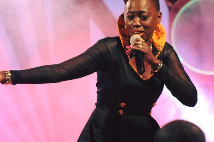 File image of Akothee on stage