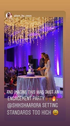 How Shiksha Arora’s engagement party went down
