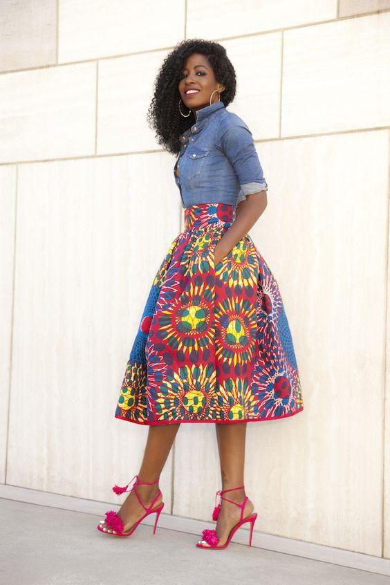 Ankara skirt (Style Pantry)