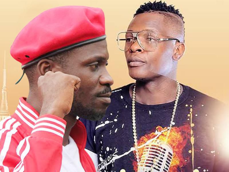 Jose Chameloene and Bobi Wine