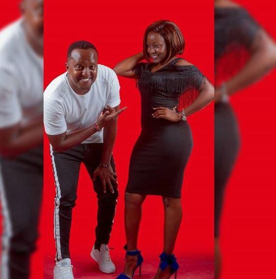 Mzazi Willy M Tuva with Selly Kadot