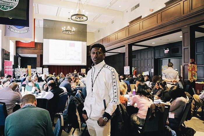 Octopizzo with other graduates.Rapper Octopizzo graduates from University of Pennsylvania