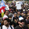 Demonstrators Shut Down Traffic in San Juan