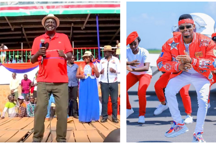 Raila danced to Tetema