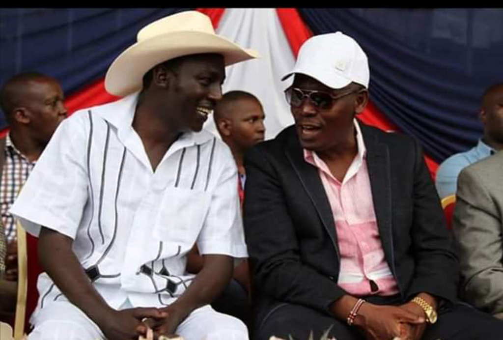 File image of John De Mathew with William Kabogo