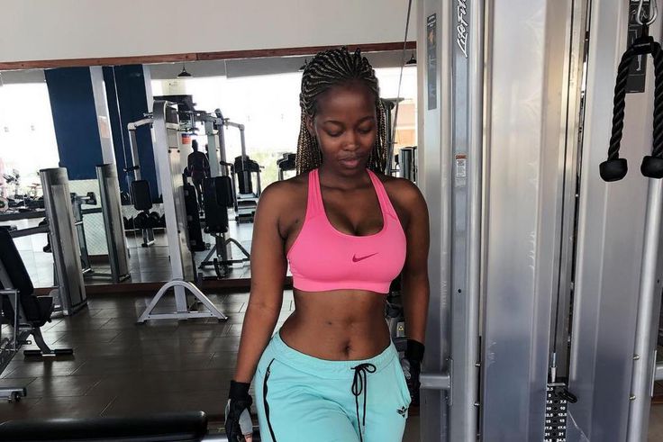 Corazon at the gym (Instagram)