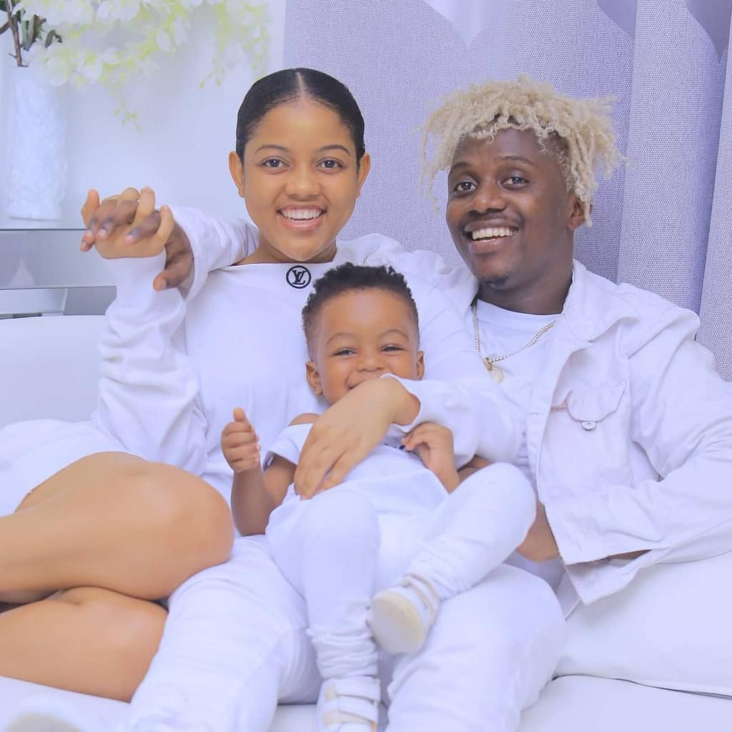 Rayvanny and his Baby Mama Fahyma. Rayvanny’s Baby Mama drops hint of their wedding date