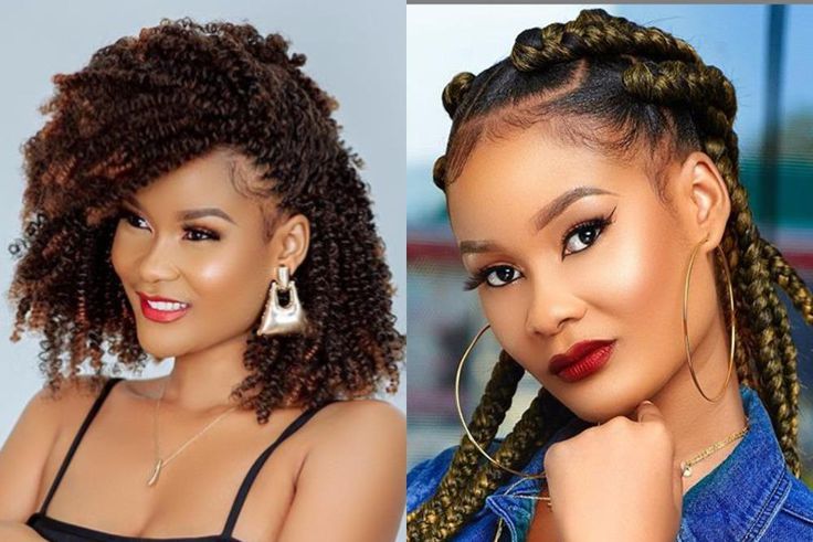 Hamisa Mobetto hairstyles (Instagram)