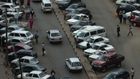 Vehicles at a car park in Nairobi