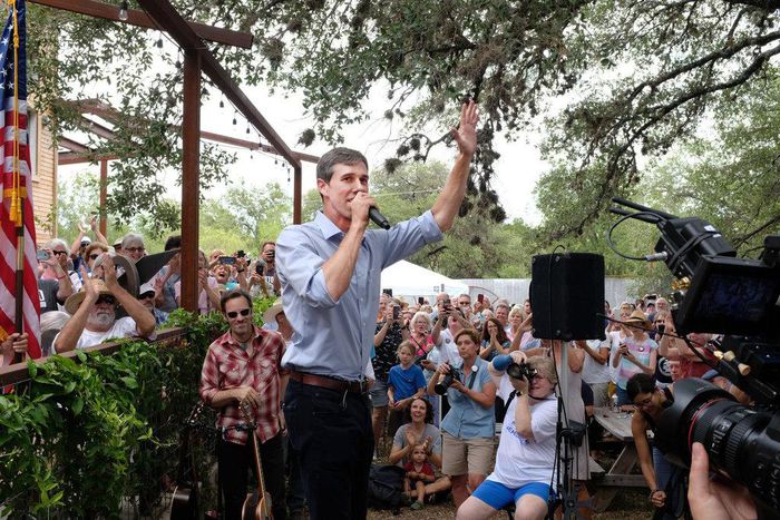 In the Democratic Primary, the media hits are the message