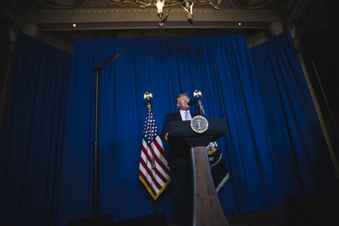 A Typical Trump Vacation, With a Momentous Result