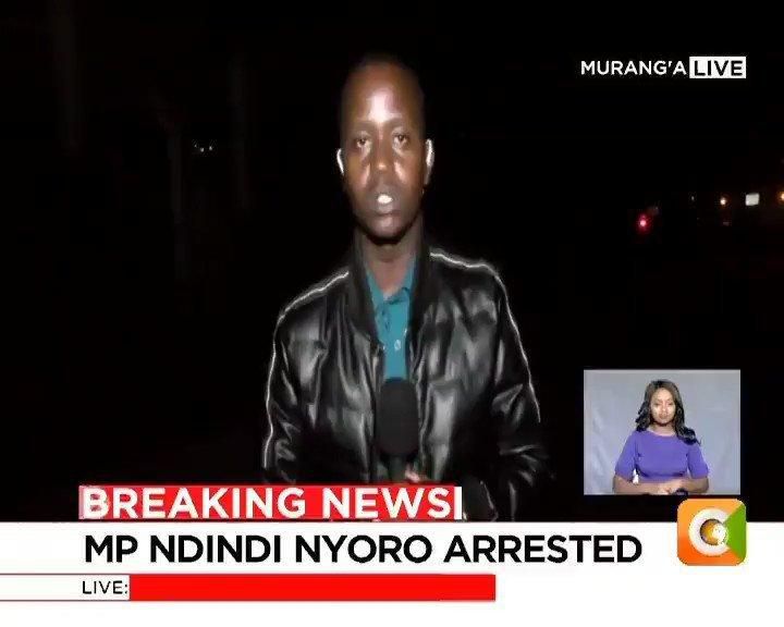 Royal Media Services journalist Victor Kinuthia