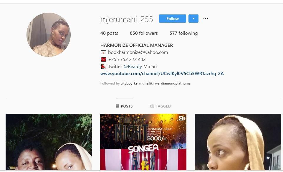 Harmonize with his new Manager Mjerumani 255