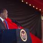 President Uhuru Kenyatta giving a speech